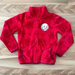 𝗗𝗶𝘀𝗻𝗲𝘆 𝗙𝗿𝗼𝘇𝗲𝗻 ❄️ pink fleece jacket